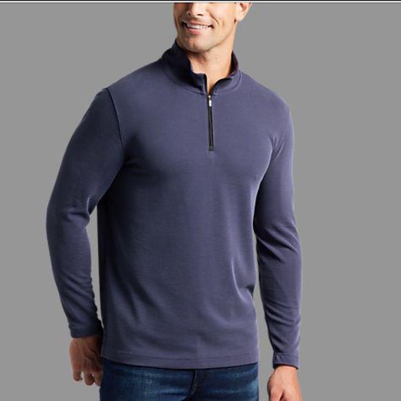 Awearness Kenneth Cole Slim Fit 1/4 Zip Sweater - Picture 1 of 6